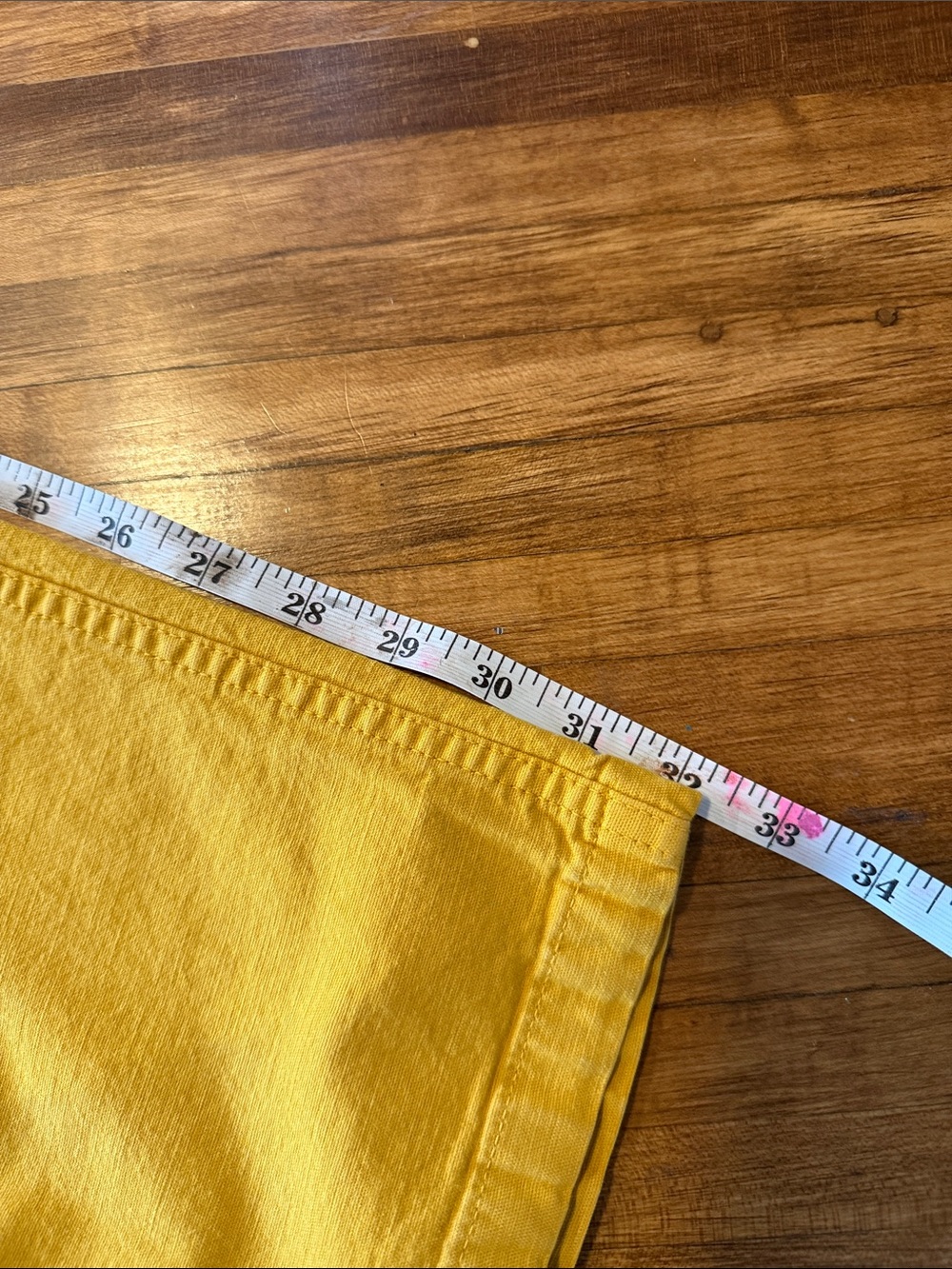 J.Crew Mustard Slim Wide Leg Pants 24p (k1) - Picture 5 of 5
